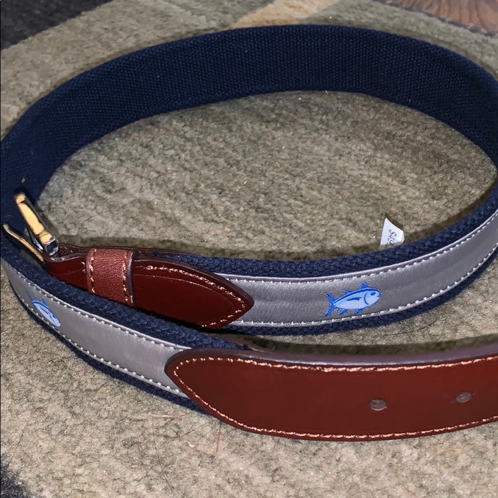 Souther Tide Logo Belt gray size 32